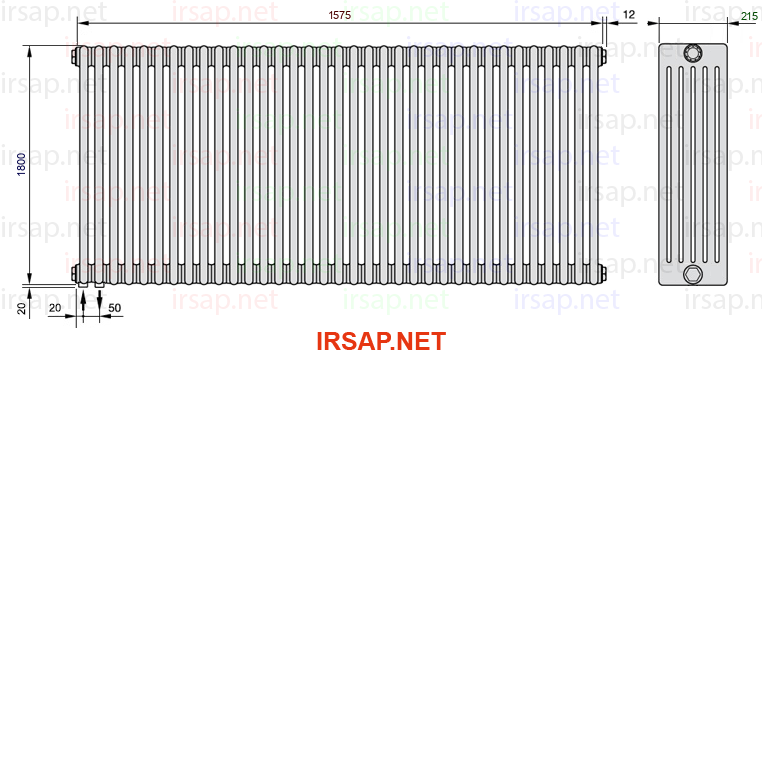 Радиатор IRSAP Tesi 61800/35 T18 CL 01